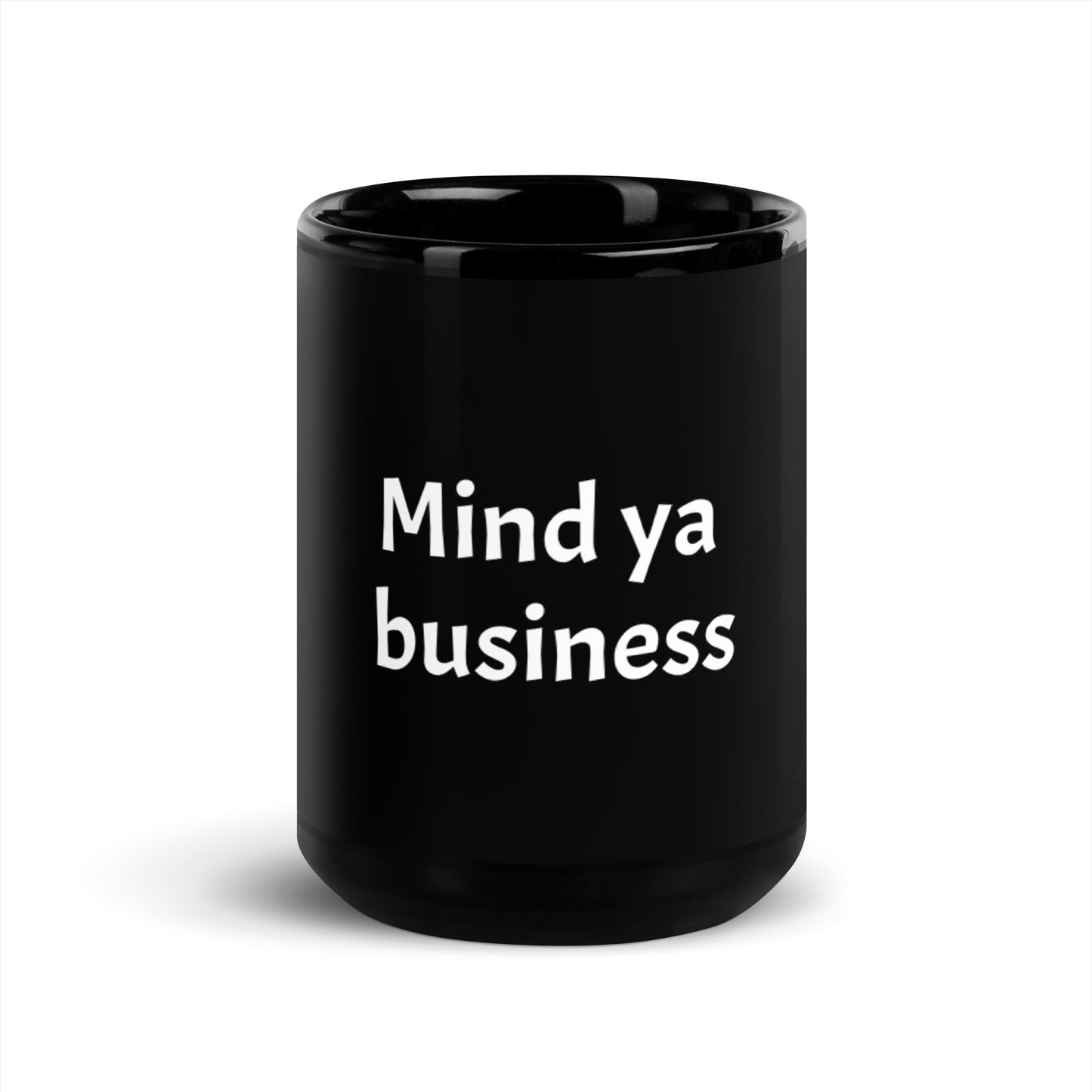 Black Glossy Mug